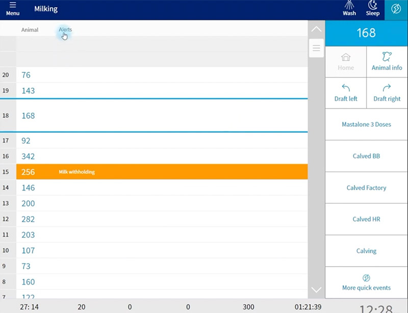 Adding Treatment Columns To The Milking Screen