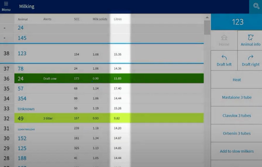 Columns setup