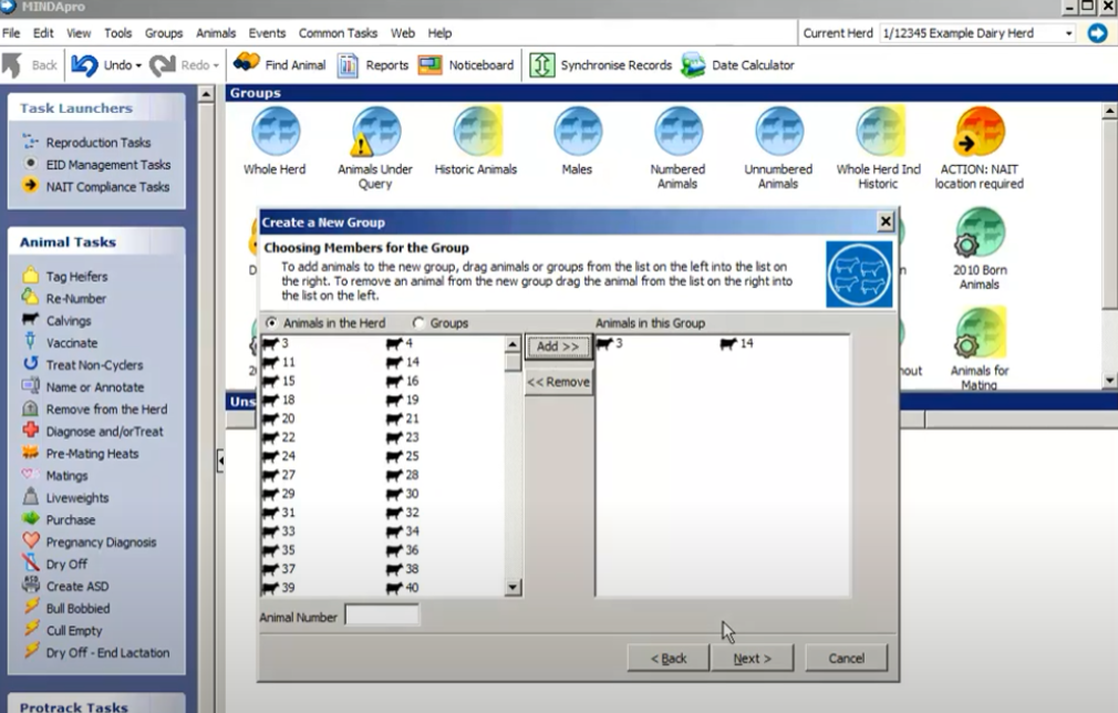 Create EZ heat groups