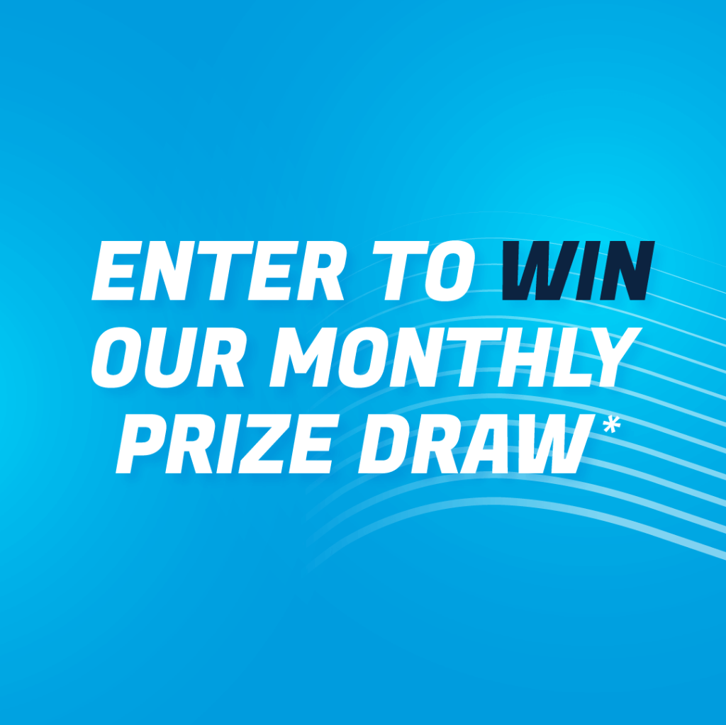 Enter to win our monthly prize draw